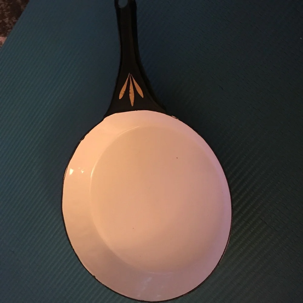 Enamel Georges Briard frying pan - Picture 3 of 8